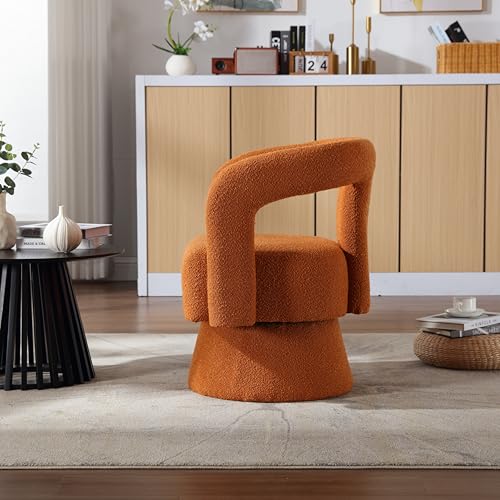 Rose Red Round Accent Chair X5872