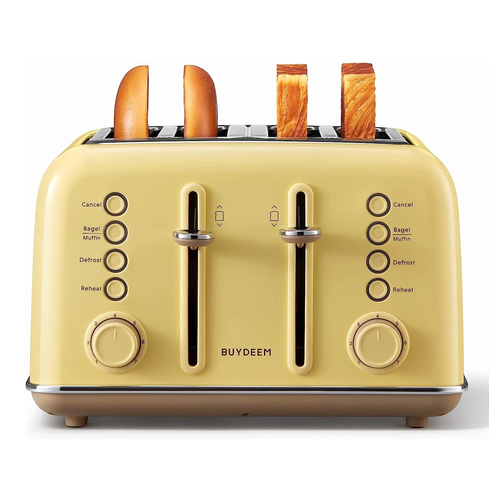 4-Slice Toaster, Extra Wide Slots, Mellow Yellow Y3926