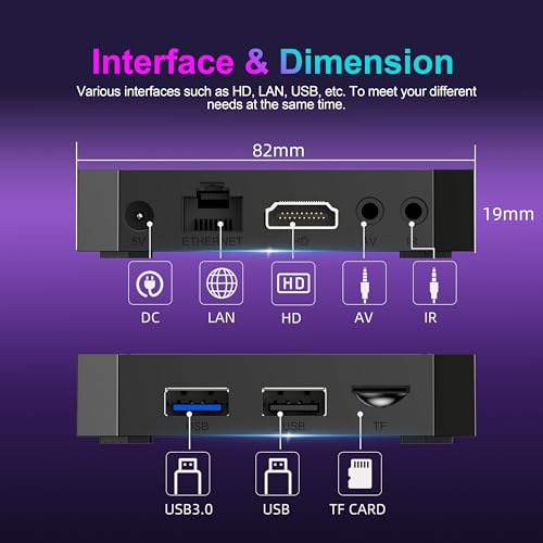 Android 14.0 TV Box 2GB RAM 16GB ROM WiFi6 4K Q703