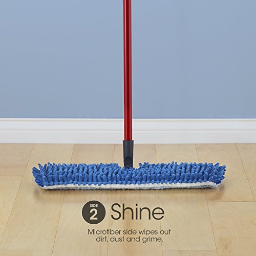 Blue Microfiber Flip Mop V911