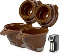 Single Serve Ground Coffee Brew Basket Reusable Coffee Filter Brown (2 Pack) W273123