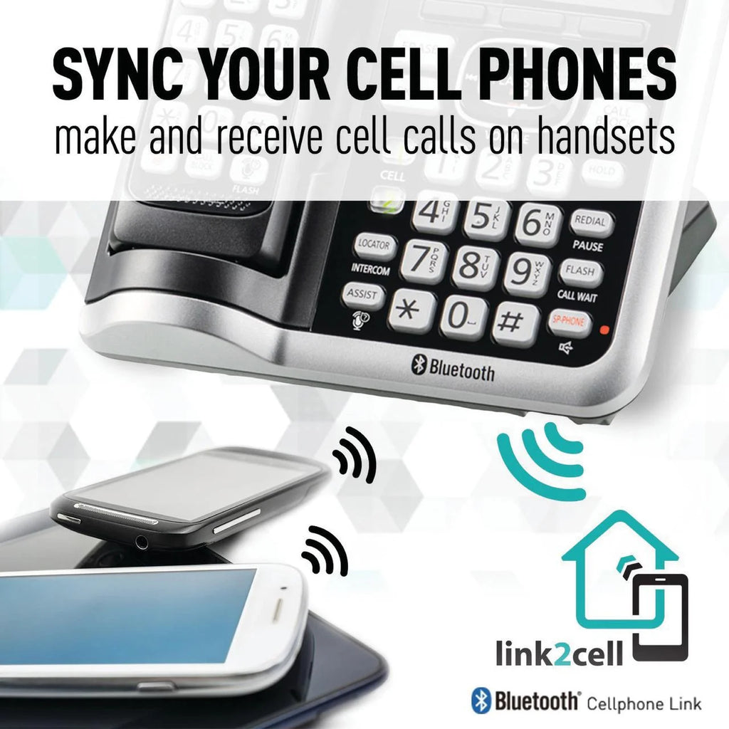 5 Handset Cordless Phone with Answering Machine B88274