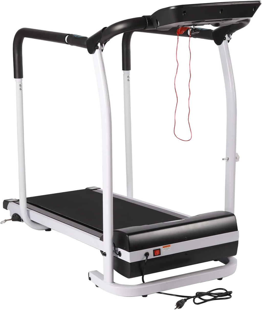 Foldable Walking Treadmill with LCD Display, 220 lbs Capacity R90035