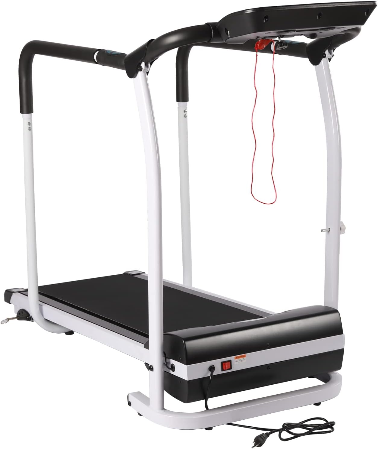Foldable Walking Treadmill with LCD Display, 220 lbs Capacity R90035
