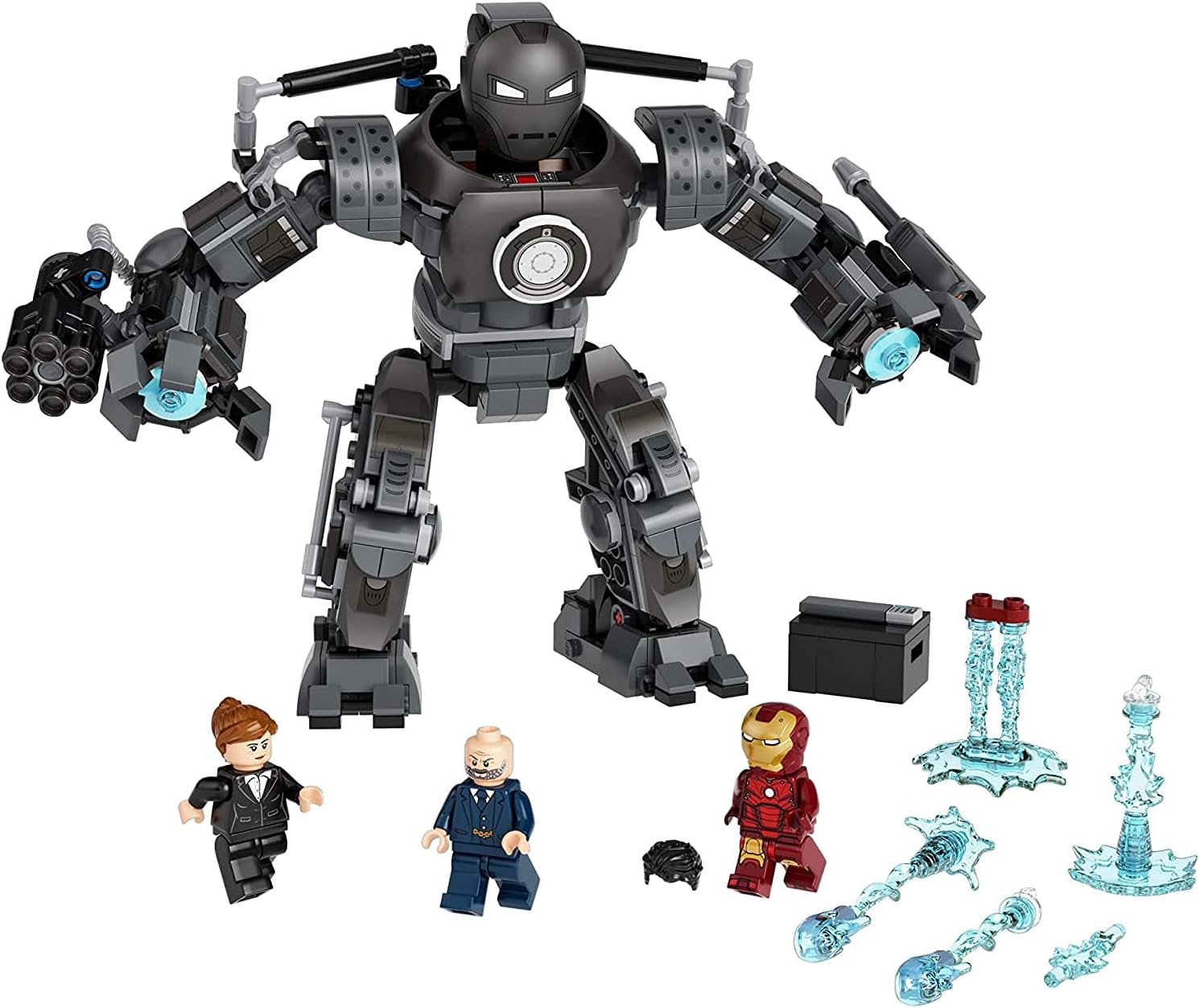 LEGO Marvel Iron Man Monger Mayhem Set 76190, Avengers Mech Building Toy, Action Figure Q735