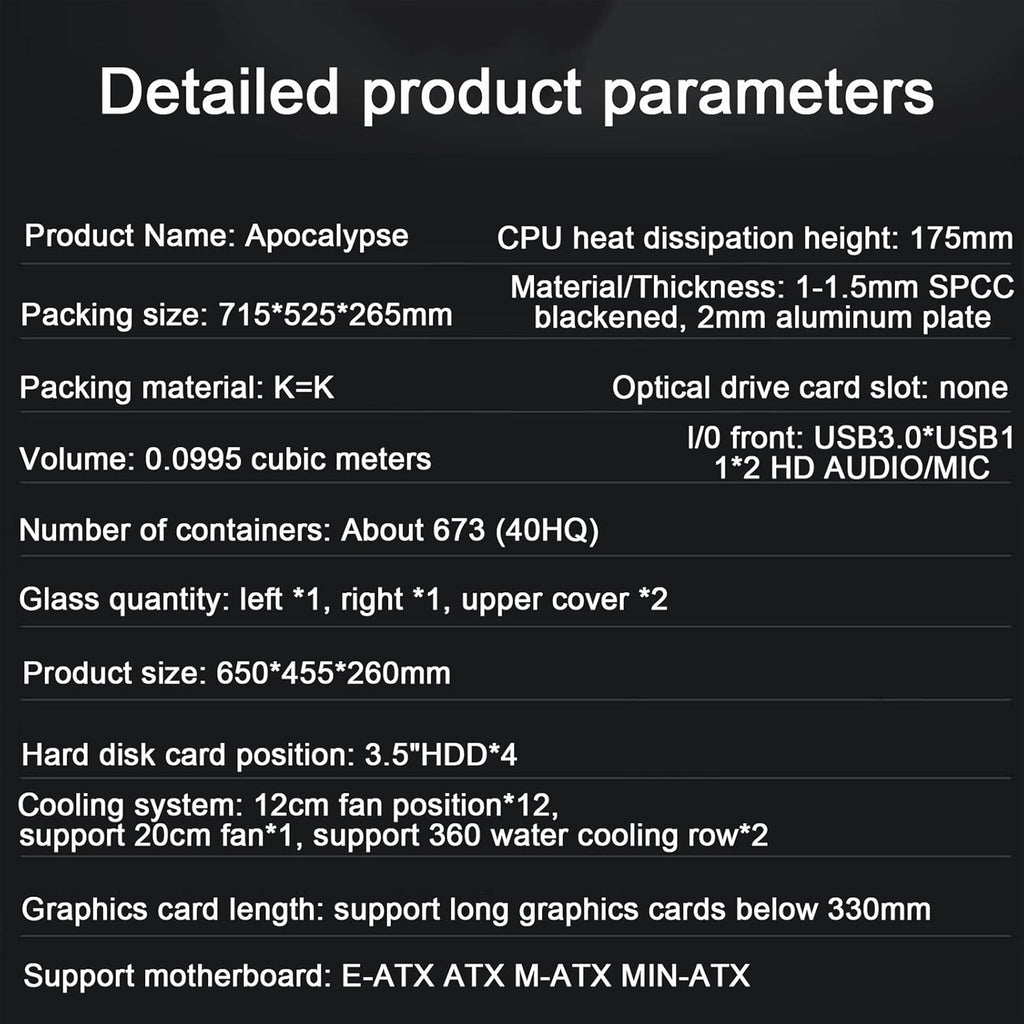 Mid-Tower ATX Computer Case Q370