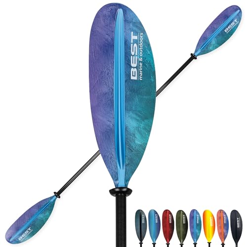 Carbon Fiber Shaft Fiberglass Reinforced Polypropylene Blades Kayak Paddle Q9908