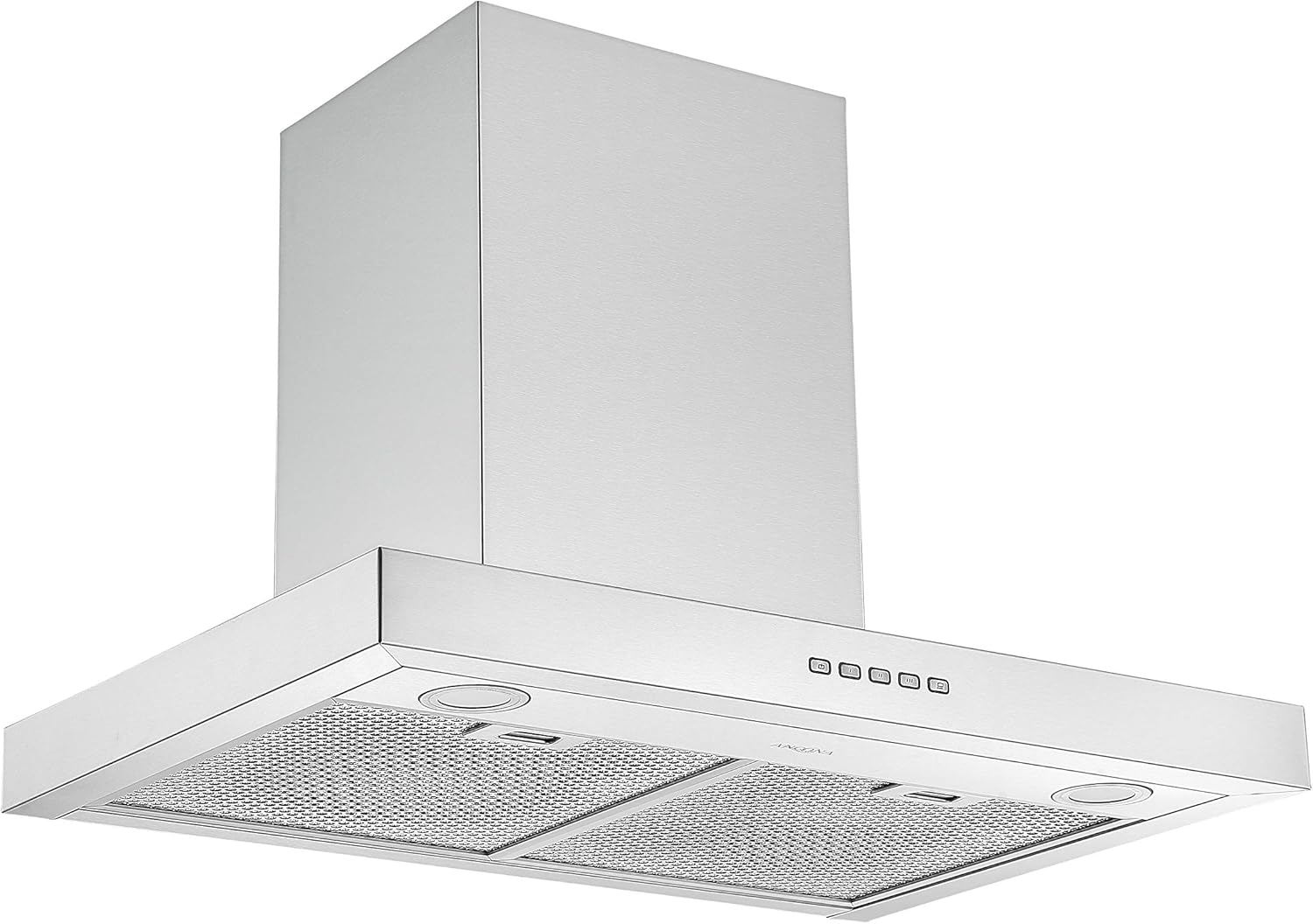 30” 600 CFM Wall-Mounted Convertible Rectangular Range Hood with LED Lights Stainless Steel V495
