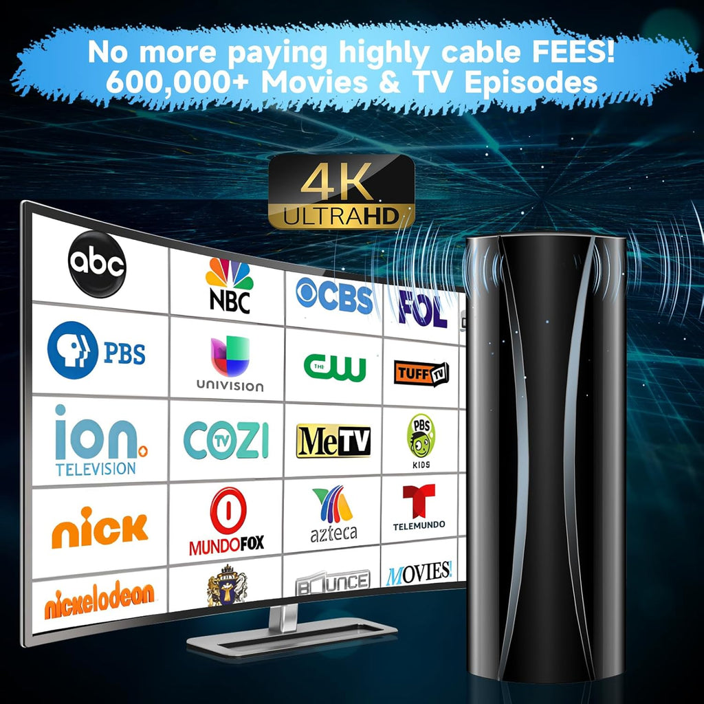 Digital TV Antenna with Amplifier Signal Booster and Coaxial Cable L451