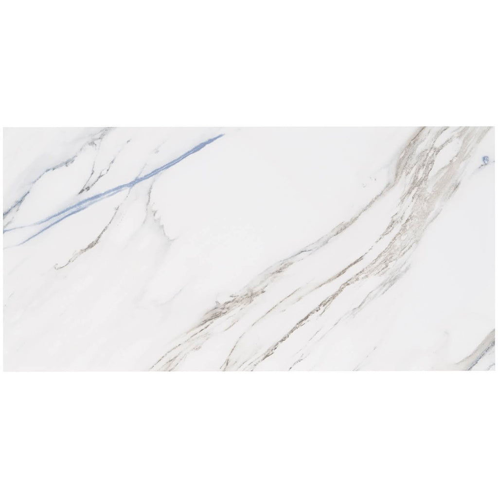 Polished Porcelain Floor and Wall Tile 12 in. x 24 in. 6-Piece G545823