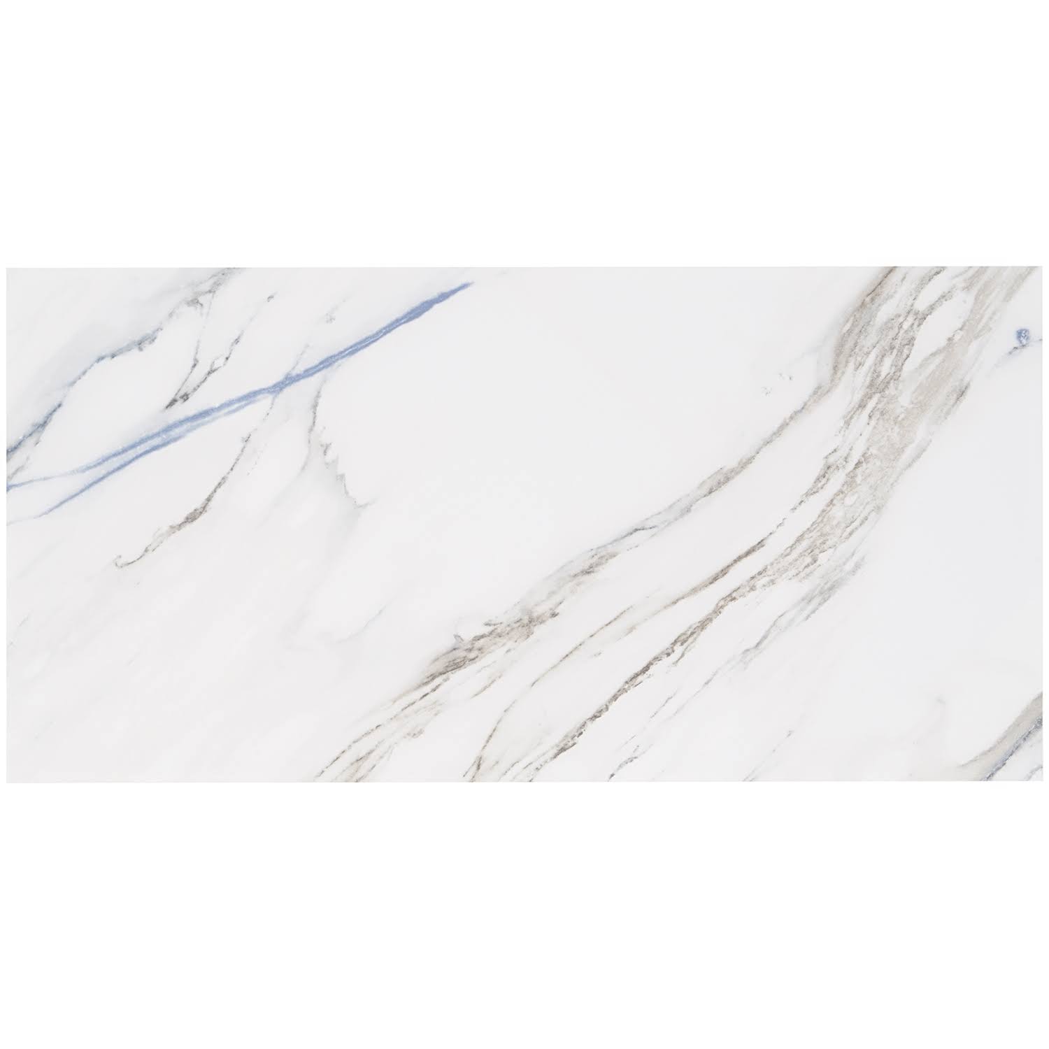 Polished Porcelain Floor and Wall Tile 12 in. x 24 in. 6-Piece G545823
