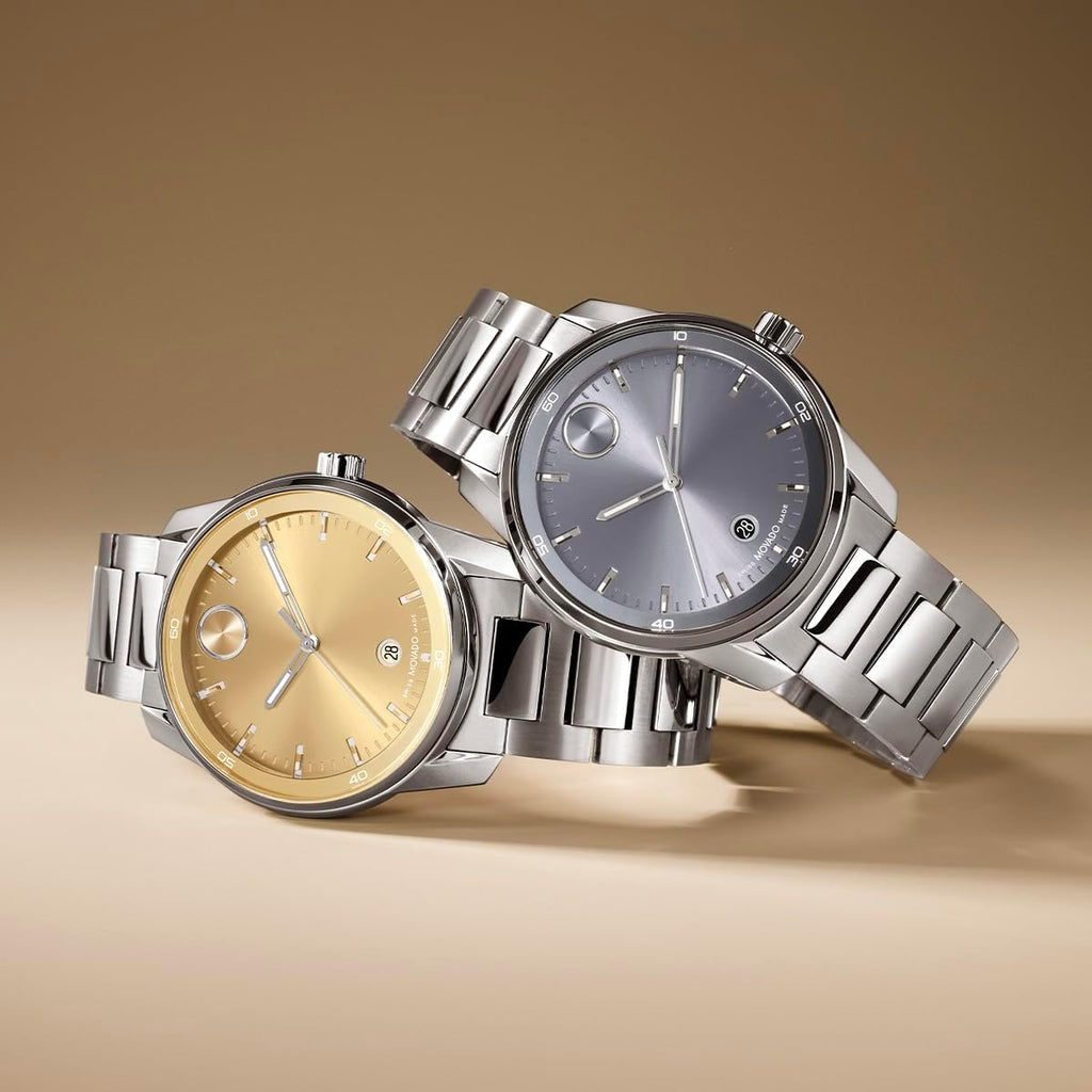 Men's Sport Watch - Swiss Quartz Movement, Stainless Steel Link Bracelet - 42mm K1426