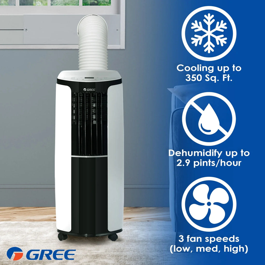 6,000 BTU Portable Air Conditioner with Remote V1125