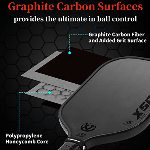 Carbon Fiber Pickleball Paddle with Cushion Comfort Grip Z705819