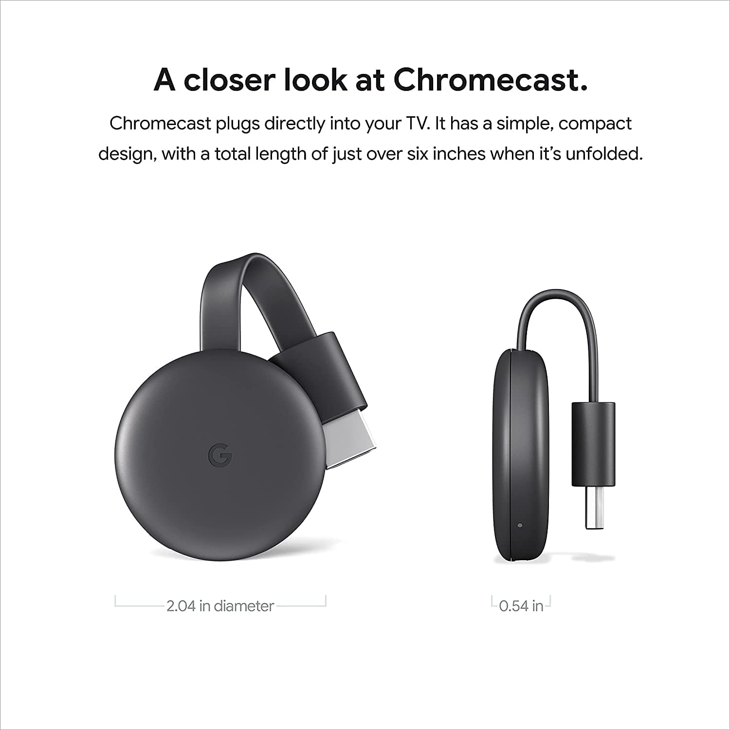 Charcoal Streaming Device with HDMI Cable E46790