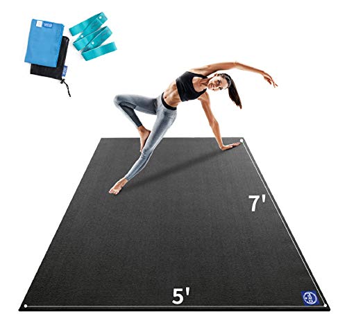 Extra Large Yoga Mat 12'x6' 9MM Non-Slip Y425776