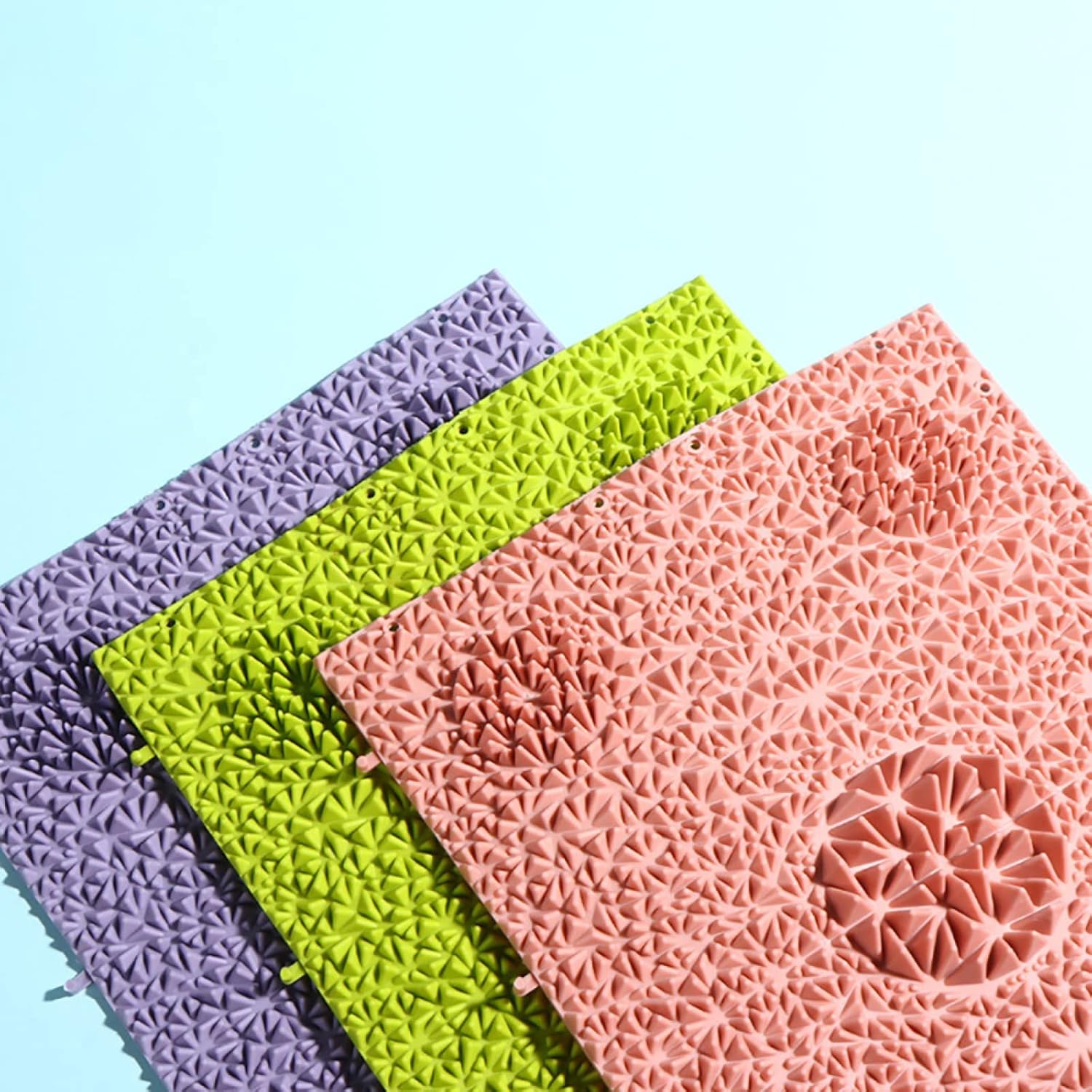Pink Green 2 PCS Acupressure Mat J265875