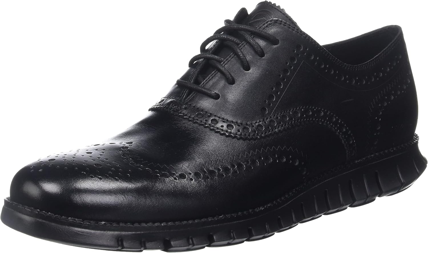 Black Leather Oxford R7572