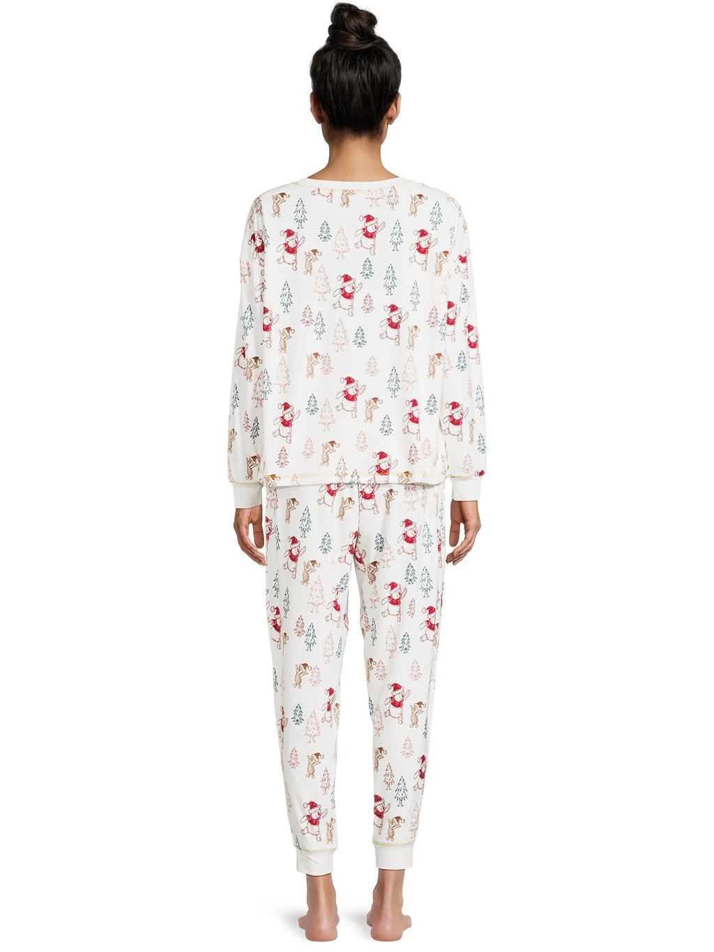Women's Christmas Top and Pants Pajama Set, 2-Piece W18931