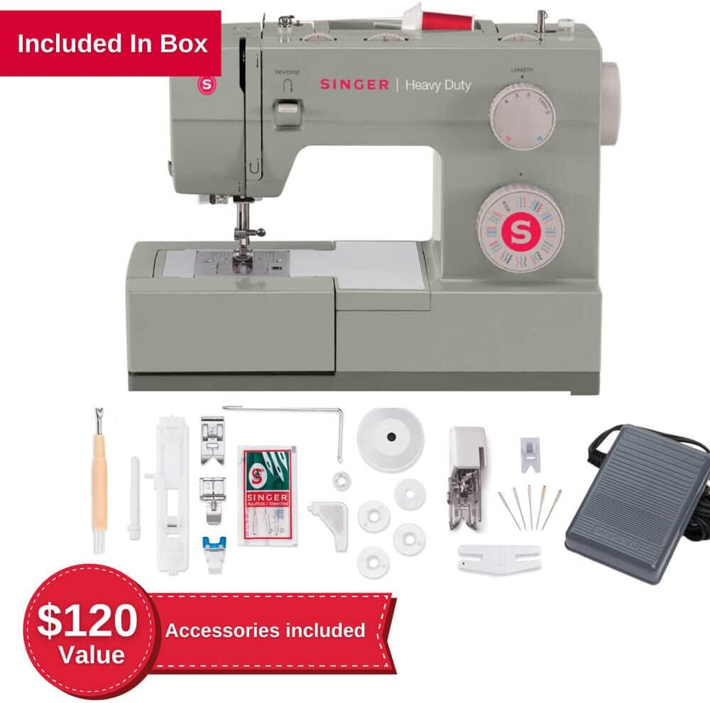 Heavy Duty Sewing Machine with Extension Table B2631