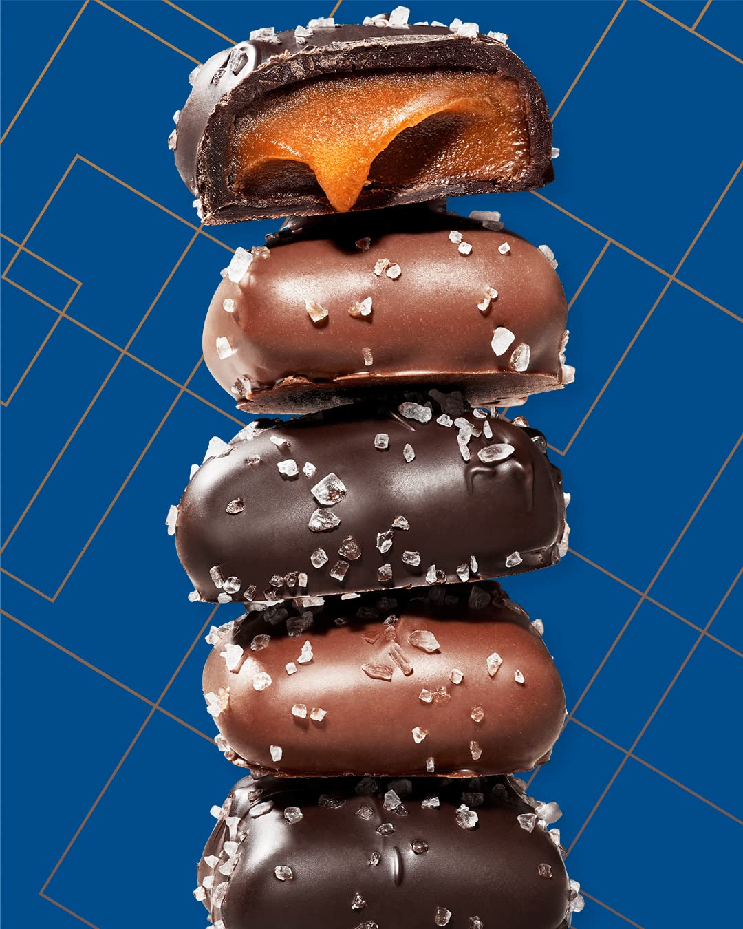Milk Chocolate Sea Salt Caramels (32 oz Tub) U990755