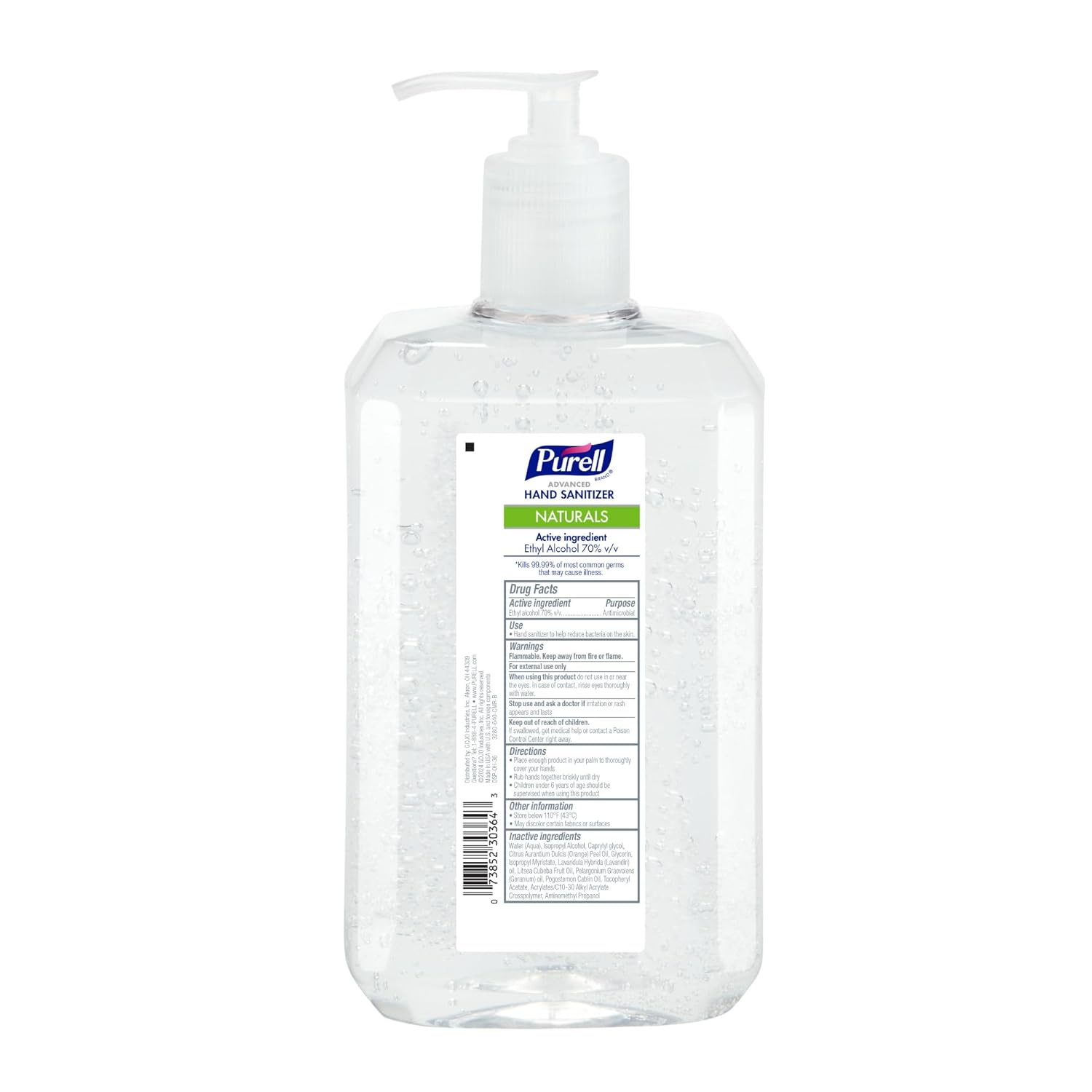 1 Liter Pump Bottle Hand Sanitizer U3959