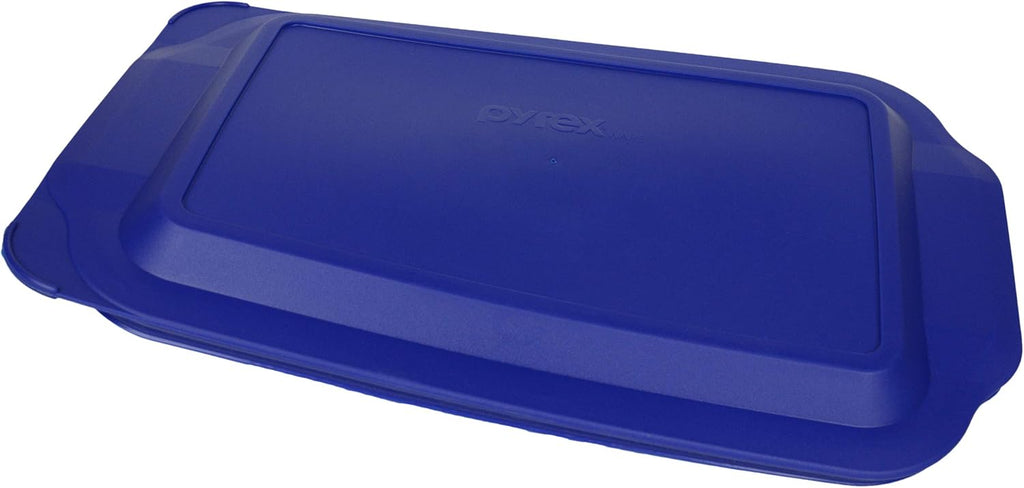 3qt Glass Baking Dish with Blue Lagoon Lid L873925
