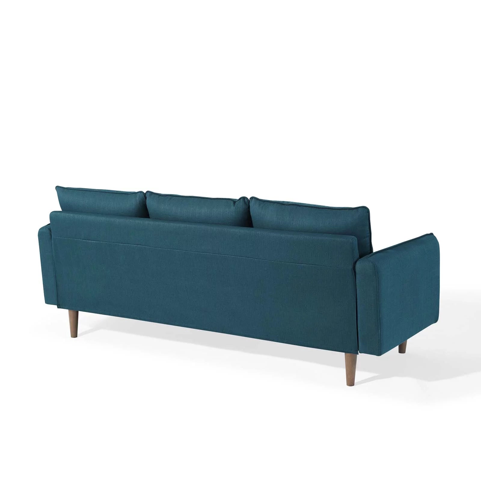 Navy Blue Fabric Sectional Sofa Set E296537