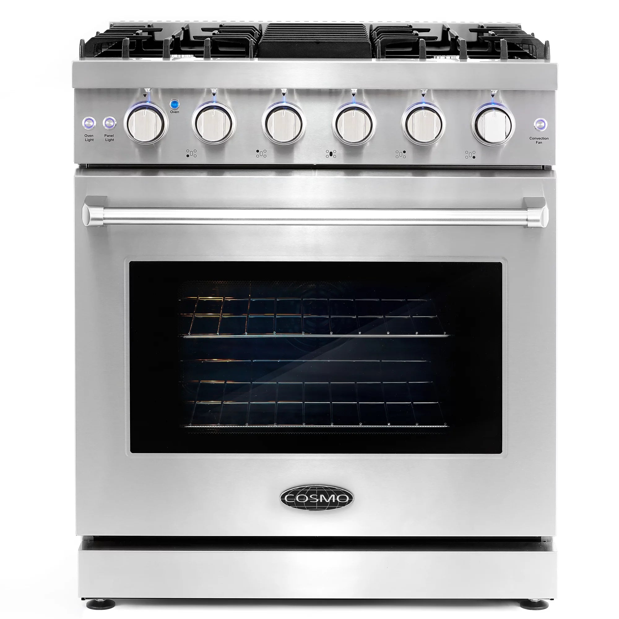2 Piece Kitchen Appliance Packages with Gas Range & French Door Refrigerator H124186
