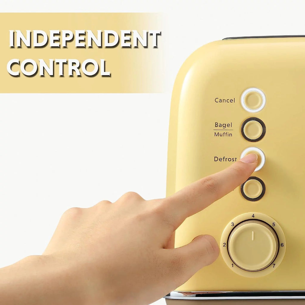 4-Slice Toaster, Extra Wide Slots, Mellow Yellow Y3926