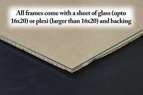 Collage Photo Frame Single Mat with 3-8x10 Openings Satin Black Frame T299289