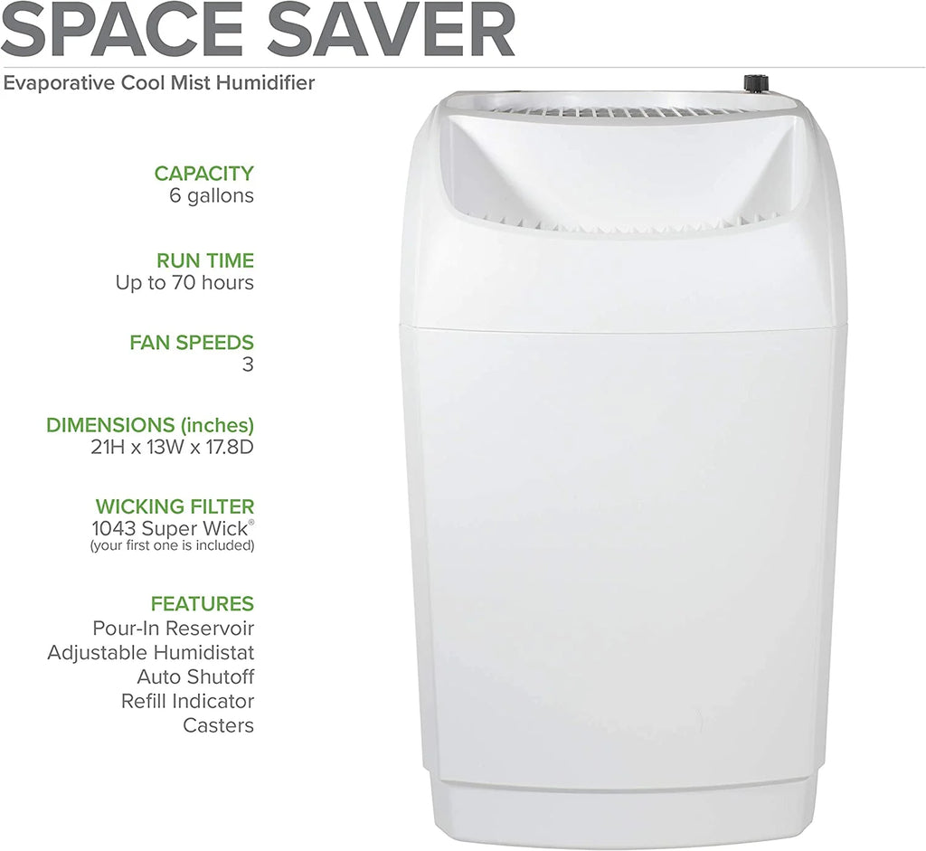 Space-Saver Evaporative Whole House Humidifier I559