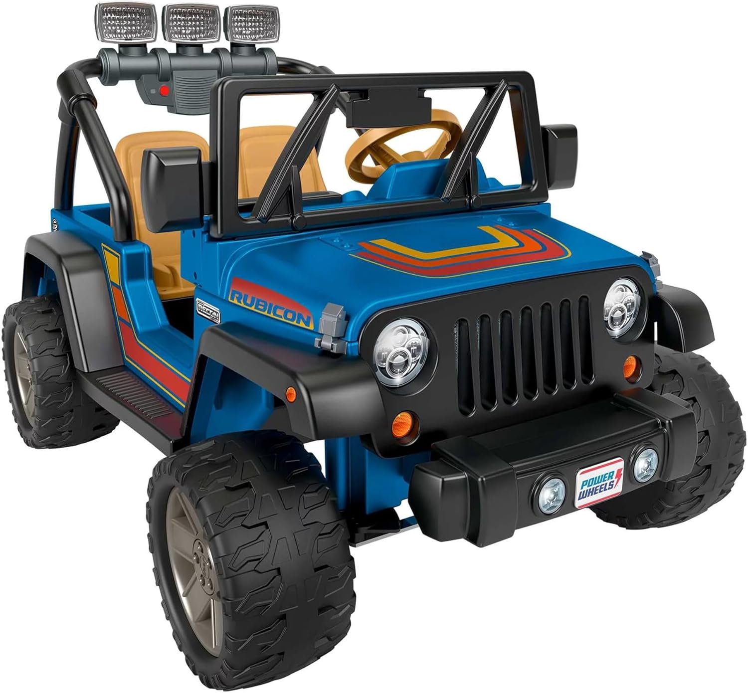 2 Seater Battery Operated Retro Ride On Vehicle Toy Car with Working Lights Y9156