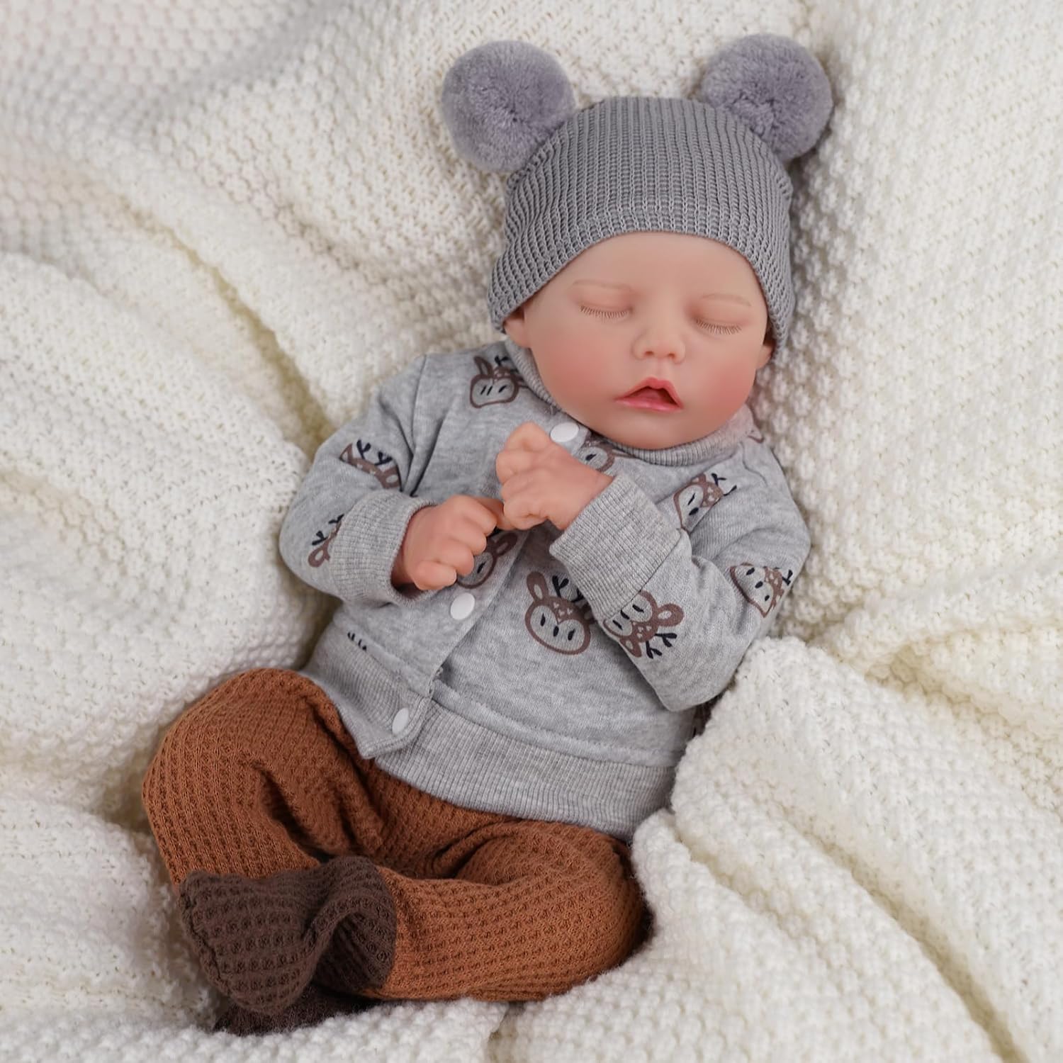 17-Inch Soft Body Realistic Reborn Baby Dolls G778484