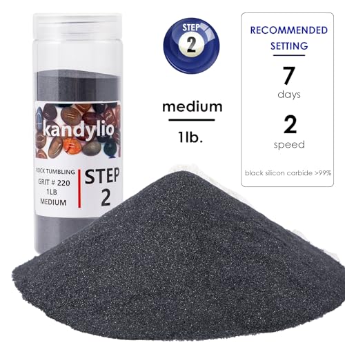 4 Lbs. 4-Steps Rock Tumbling Grit and Polish Refill C3580