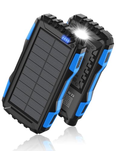 42800mAh Solar Power Bank with Flashlight (Orange) O3732
