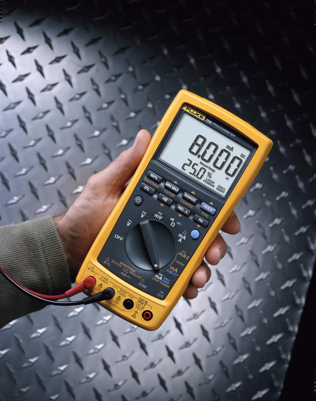 ProcessMeter with DMM Capabilities and Built-In 24 V Loop Supply K299544