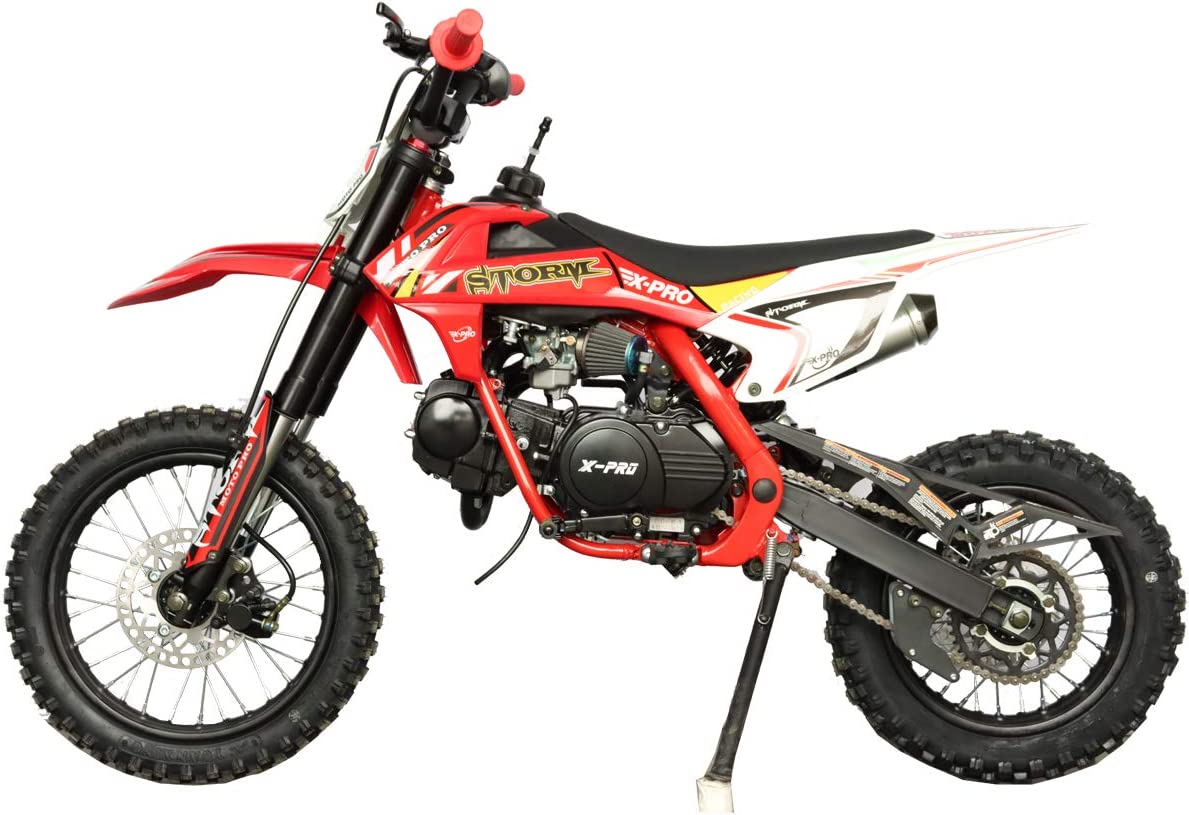 125cc Pit Dirt Bike, 4-Speed Manual Transmission, 14"/12" Tires Y3090