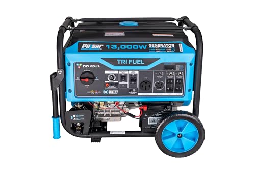 13,000-Watt Tri Fuel Portable Generator with Remote Start U95484