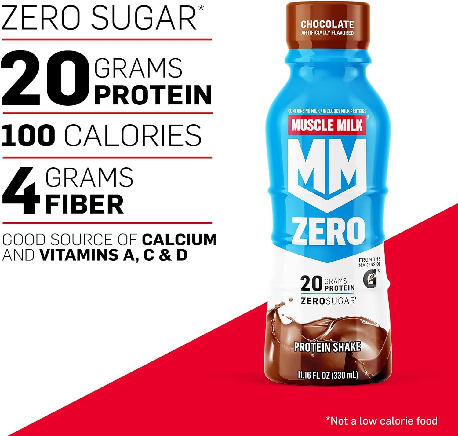 Zero Sugar Protein Shake, 11.16 Fl Oz Pack of 4 B715146