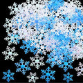 1600 Pieces 3 Size White Snowflake Confetti H5115