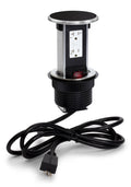 Black Countertop 20A GFI Power Pop Up Outlet Z99805