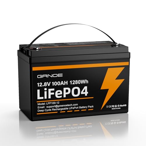 12V 100Ah LiFePO4 Battery Group 31 With Built-in 100A BMS B70742