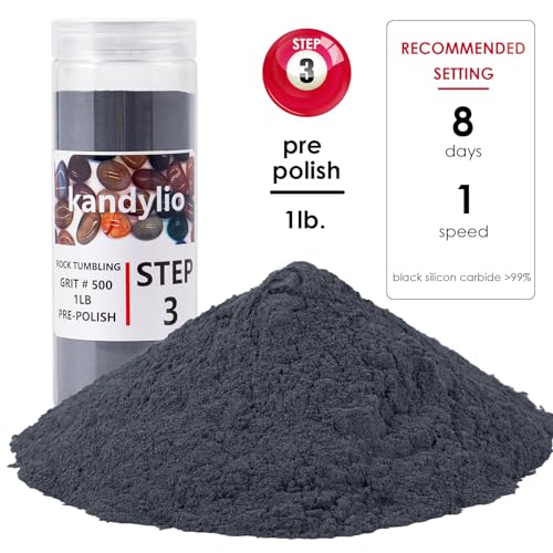 4 Lbs. 4-Steps Rock Tumbling Grit and Polish Refill C3580