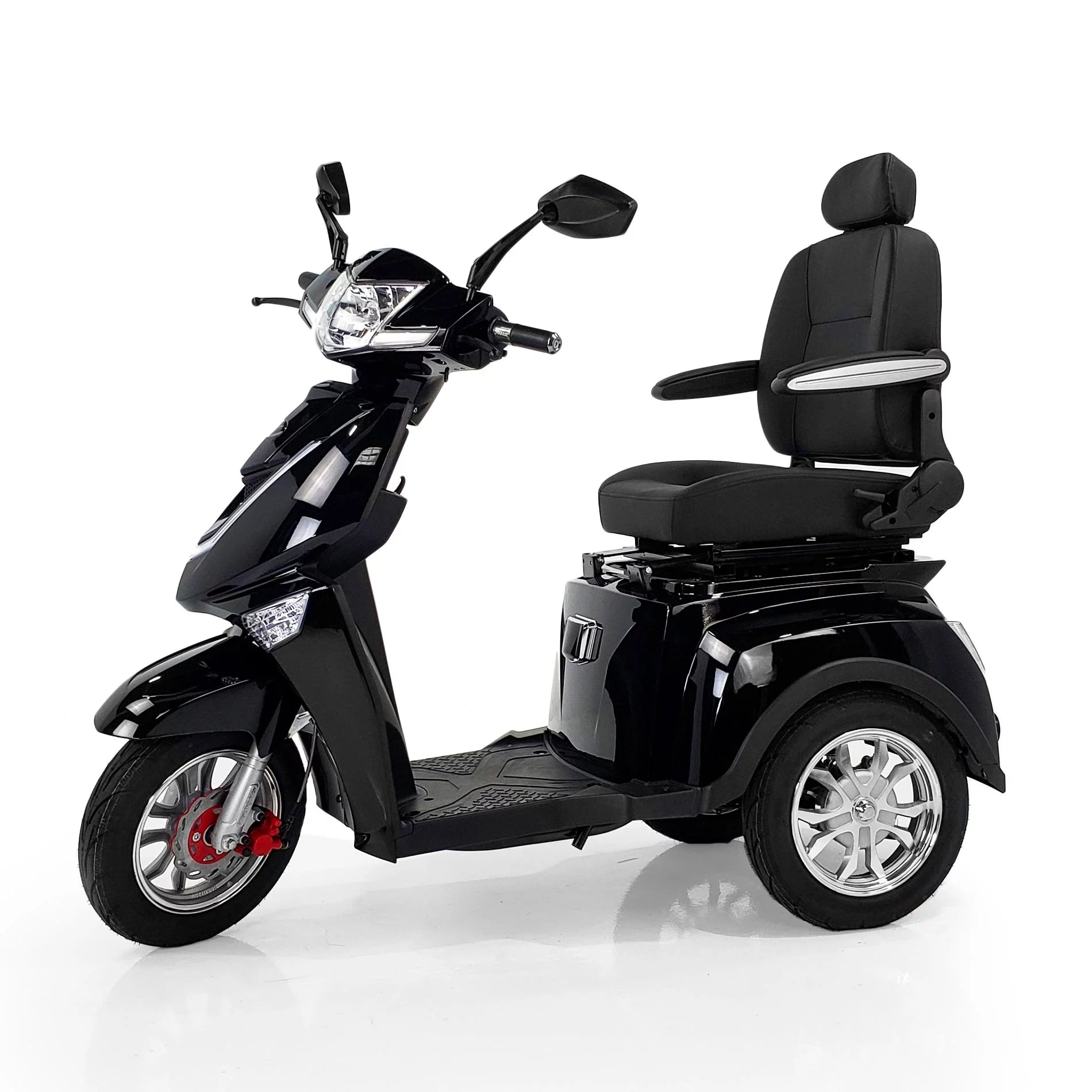 Long Range Fast 3 Wheel Mobility Scooter, 300 lb. Weight Capacity (Black) D750775