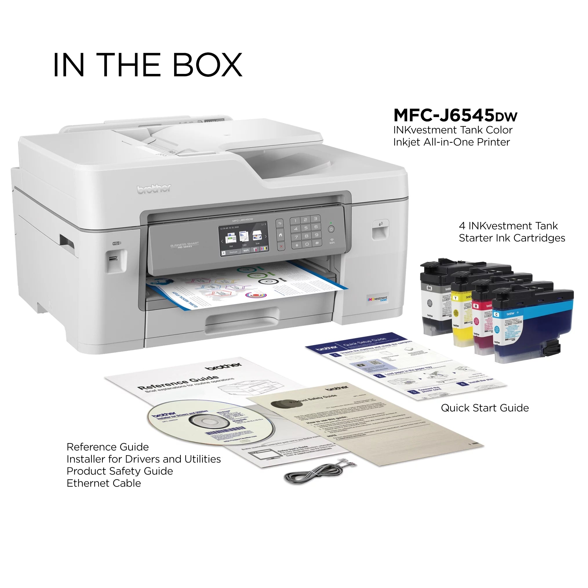 Color Inkjet All-in-One Wireless Printer U634220