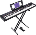 88 Key Digital Piano with Semi Weighted Keys and Dual 30W Speakers D10050