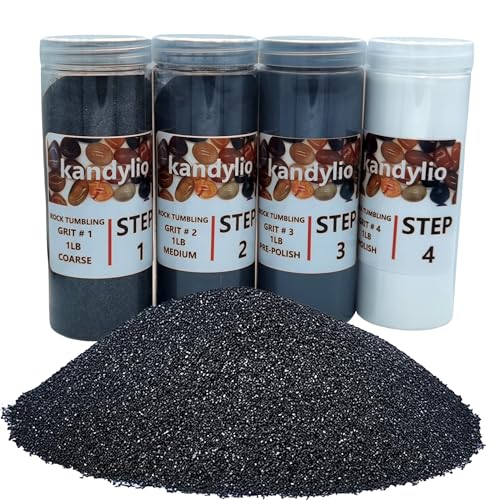 4 Lbs. 4-Steps Rock Tumbling Grit and Polish Refill C3580