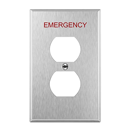 Stainless Steel 1-Gang Wall Plate M503060