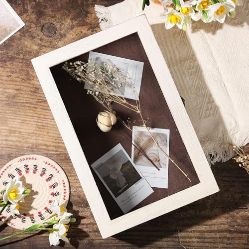 Black Extra Deep Shadow Box Frame with Linen Back N58329